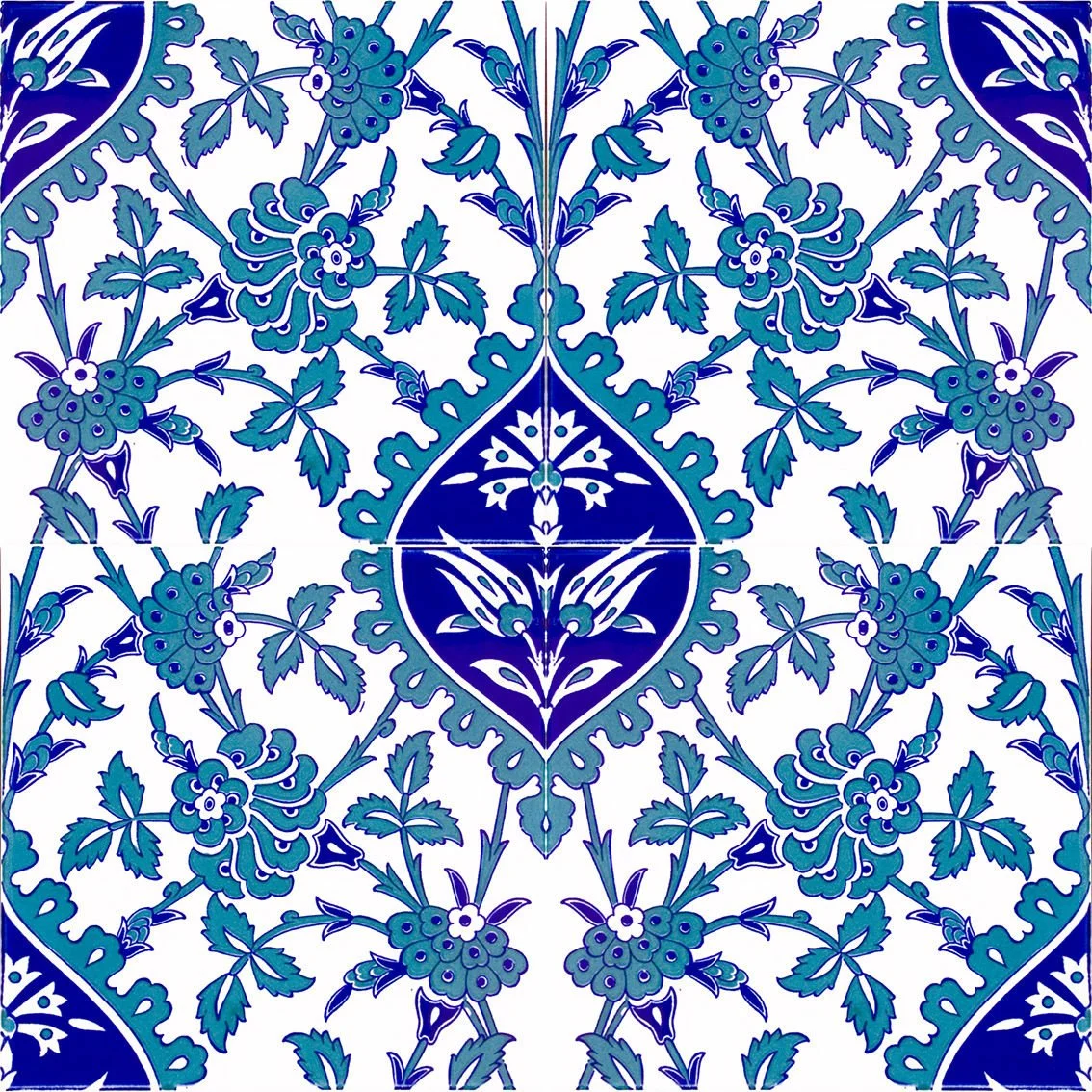 Desenli Karolar-Kütahya Çini